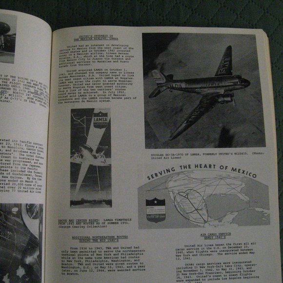 United The Main Line Airway 1989 George Cearley Air Lines Book - Picture 7 of 9